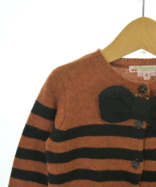 bonpoint（ボンポワン）ニット 茶 サイズ:100(3T-4T) キッズ/2200673496270