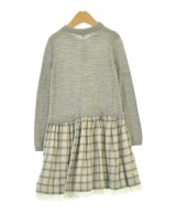 bonpoint（ボンポワン）ワンピース（その他） グレー サイズ:6(110cm位) キッズ/2200673496393
