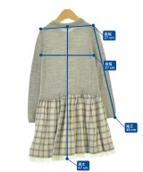 bonpoint（ボンポワン）ワンピース（その他） グレー サイズ:6(110cm位) キッズ/2200673496393