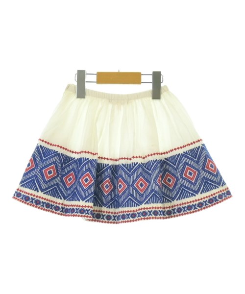 bonpoint（ボンポワン）スカート（その他） 白 サイズ:4(100cm位) キッズ/2200674346079