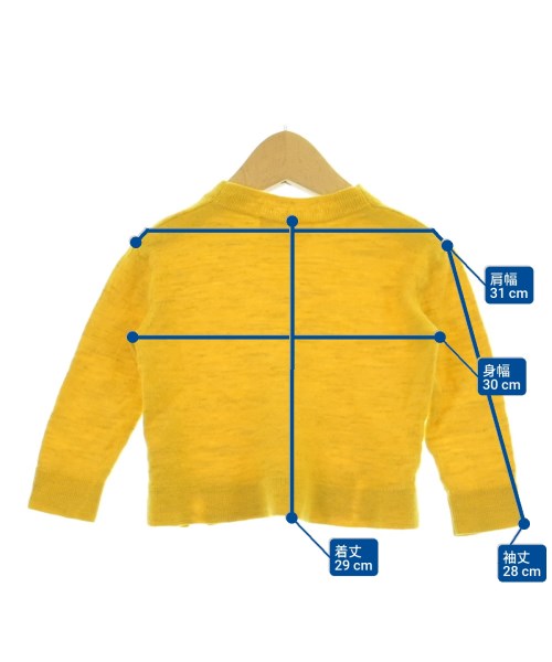 bonpoint（ボンポワン）ニット 黄 サイズ:4 キッズ/2200668163156