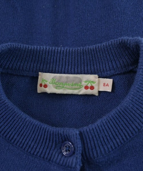 bonpoint（ボンポワン）ニット 青 サイズ:120(7T-8T) キッズ/2200679040040