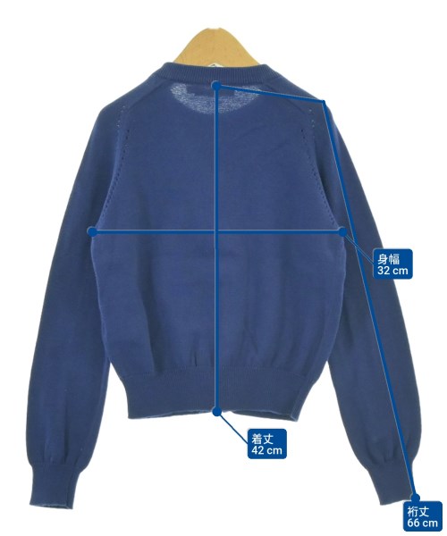 bonpoint（ボンポワン）ニット 青 サイズ:120(7T-8T) キッズ/2200679040040