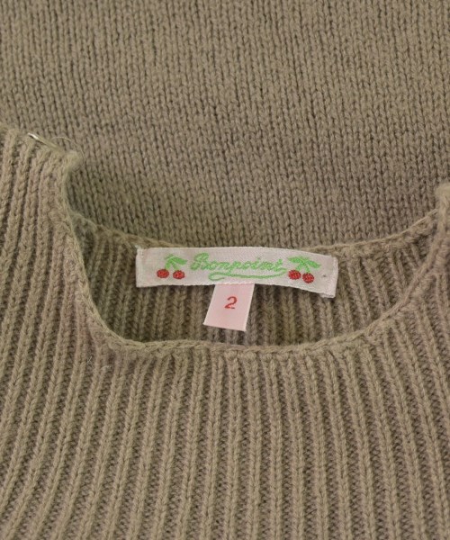 bonpoint（ボンポワン）ワンピース（その他） 茶 サイズ:2(90cm位) キッズ/2200674489134