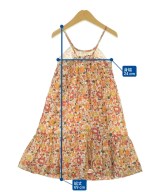 bonpoint（ボンポワン）ワンピース（その他） オレンジ サイズ:4(100cm位) キッズ/2200674489189