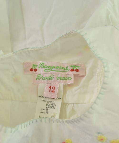 bonpoint（ボンポワン）ワンピース（その他） 白 サイズ:12(80cm位) キッズ/2200675003100