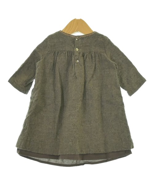 bonpoint（ボンポワン）ワンピース（その他） 茶 サイズ:2(90cm位) キッズ/2200675013017