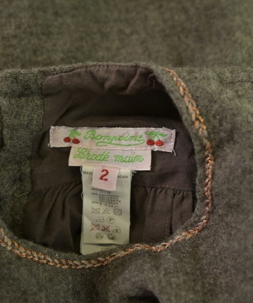 bonpoint（ボンポワン）ワンピース（その他） 茶 サイズ:2(90cm位) キッズ/2200675013017
