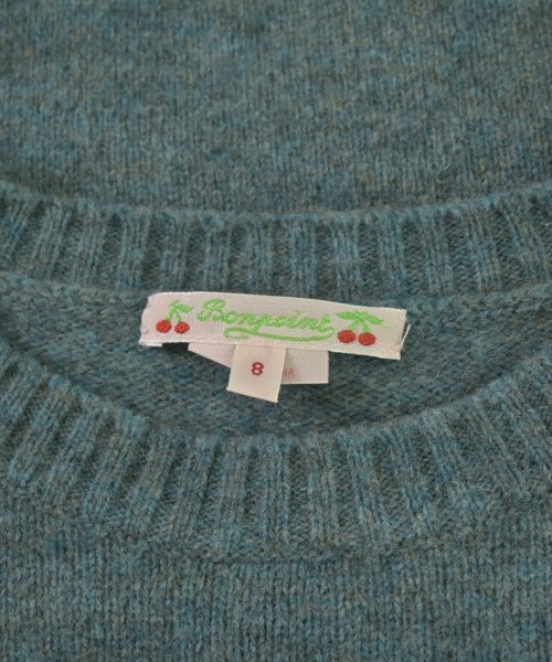 bonpoint（ボンポワン）ニット 青 サイズ:8(120cm位) キッズ/2200678477205