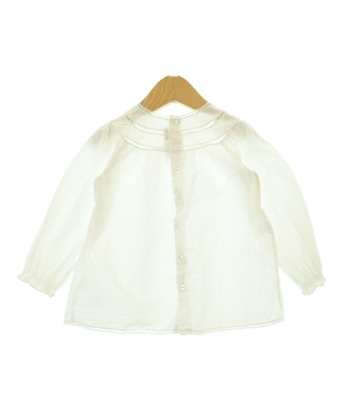 bonpoint（ボンポワン）シャツ 白 サイズ:100(3T-4T) キッズ/2200655453130