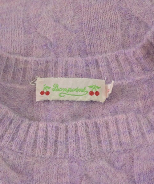 bonpoint（ボンポワン）ニット 紫 サイズ:130(9T-10T) キッズ/2200657186012