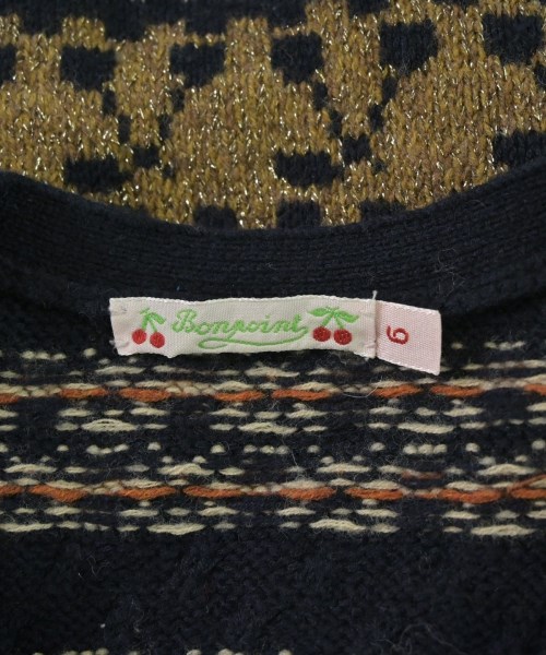 bonpoint（ボンポワン）ニット 紺 サイズ:116(7T-8T) キッズ/2200657186036
