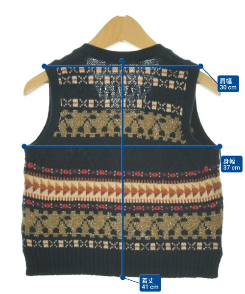 bonpoint（ボンポワン）ニット 紺 サイズ:116(7T-8T) キッズ/2200657186036