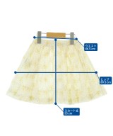 bonpoint（ボンポワン）スカート（その他） 白 サイズ:120(7T-8T) キッズ/2200657186128