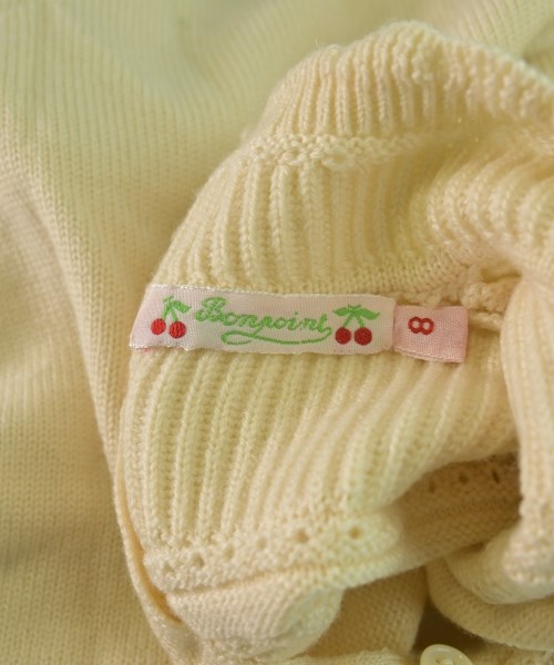 bonpoint（ボンポワン）ニット 白 サイズ:128(9T-10T) キッズ/2200657186265