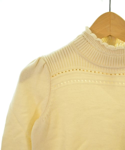 bonpoint（ボンポワン）ニット 白 サイズ:128(9T-10T) キッズ/2200657186265