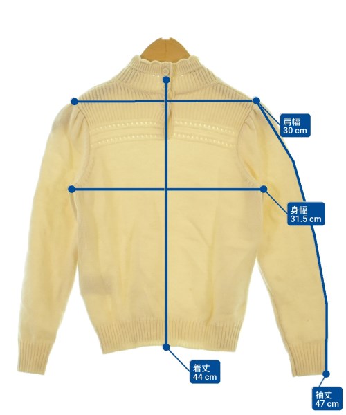bonpoint（ボンポワン）ニット 白 サイズ:128(9T-10T) キッズ/2200657186265