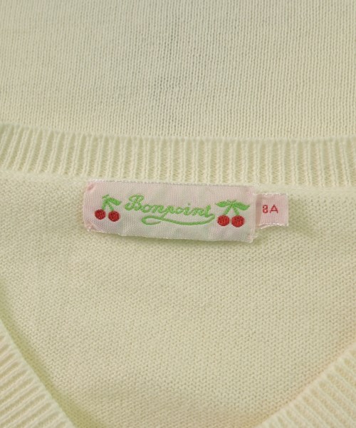 bonpoint（ボンポワン）ニット 白 サイズ:130(9T-10T) キッズ/2200657186289