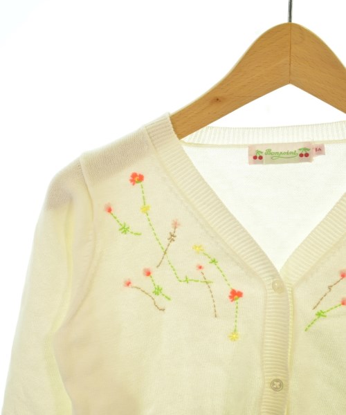 bonpoint（ボンポワン）ニット 白 サイズ:130(9T-10T) キッズ/2200657186289