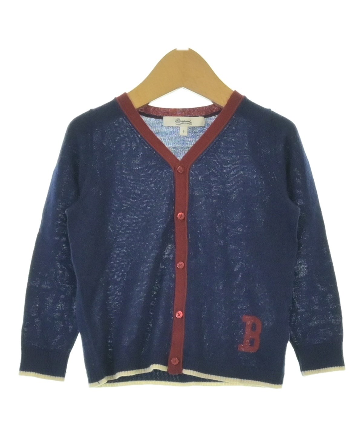 bonpoint（ボンポワン）ニット 紺 サイズ:96(3T-4T) キッズ
