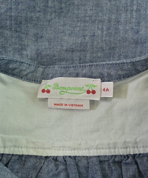 bonpoint（ボンポワン）ワンピース（その他） 青 サイズ:100(3T-4T) キッズ/2200661243039