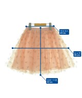 bonpoint（ボンポワン）スカート（その他） ピンク サイズ:120(7T-8T) キッズ/2200664219871