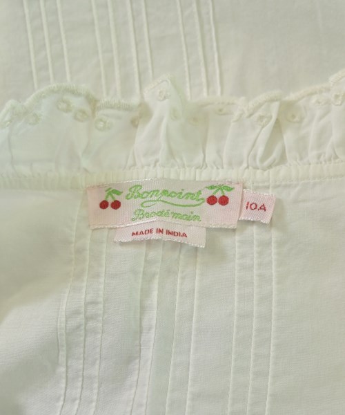 bonpoint（ボンポワン）シャツ 白 サイズ:130(9T-10T) キッズ/2200664219895