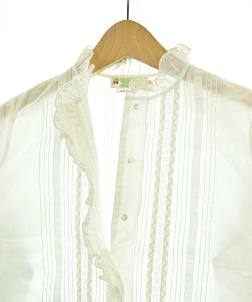 bonpoint（ボンポワン）シャツ 白 サイズ:130(9T-10T) キッズ/2200664219895