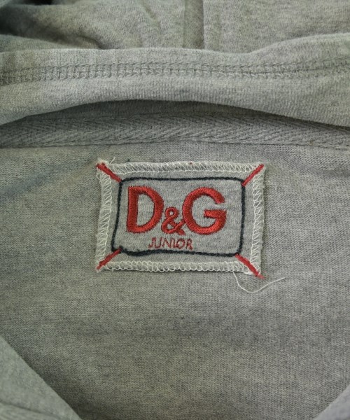 D&G JUNIOR（ディーアンドジージュニア）パーカー グレー サイズ:M(120cm位) キッズ/2200641181030