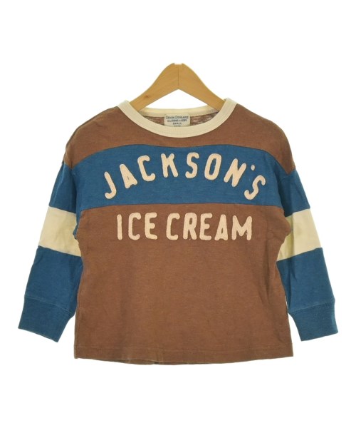 DENIM DUNGAREE(デニムアンドダンガリー)Tシャツ・カットソー 茶 サイズ:110(5T-6T)/2200621381184