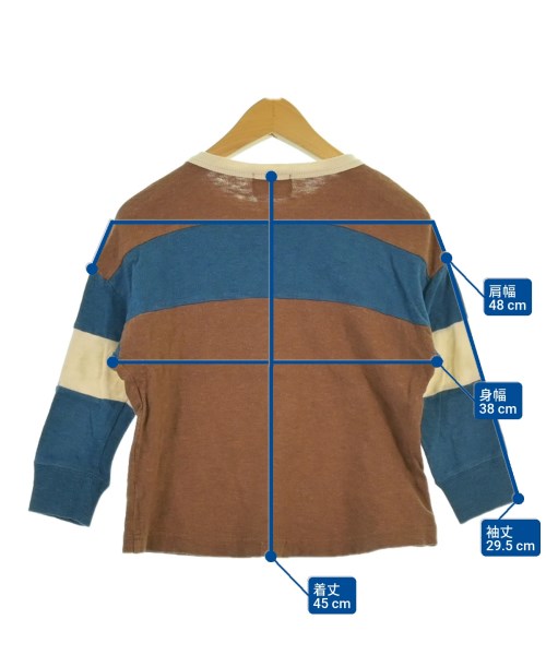 DENIM DUNGAREE（デニムアンドダンガリー）Tシャツ・カットソー 茶 サイズ:110(5T-6T) キッズ/2200621381184