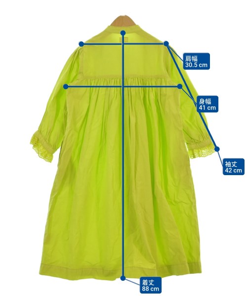 DENIM DUNGAREE（デニムアンドダンガリー）ワンピース（その他） 緑 サイズ:120(7T-8T) キッズ/2200643288133