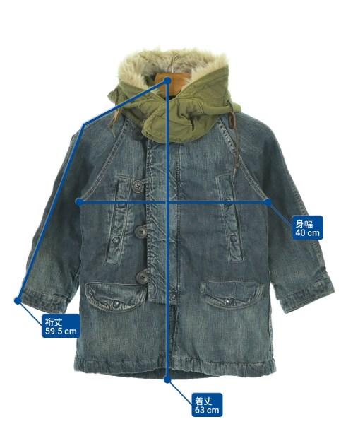 DENIM DUNGAREE（デニムアンドダンガリー）その他 青 サイズ:110(5T-6T) キッズ/2200674714311