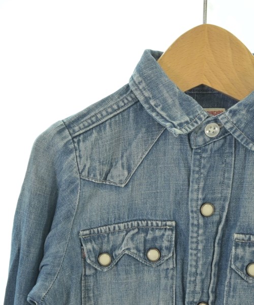 DENIM DUNGAREE（デニムアンドダンガリー）シャツ 青 サイズ:110(5T-6T) キッズ/2200687786381