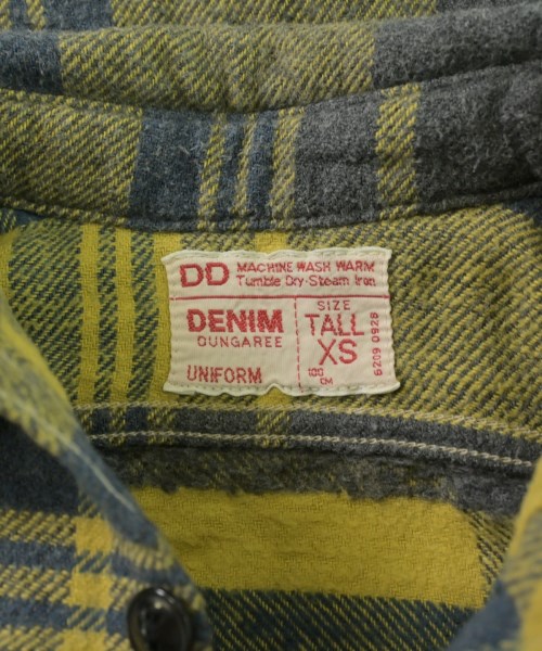 DENIM DUNGAREE（デニムアンドダンガリー）シャツ 黄 サイズ:XS(90cm位) キッズ/2200687786404