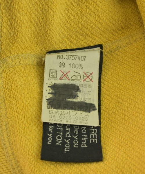 DENIM DUNGAREE（デニムアンドダンガリー）スウェット 黄 サイズ:110(5T-6T) キッズ/2200693969273