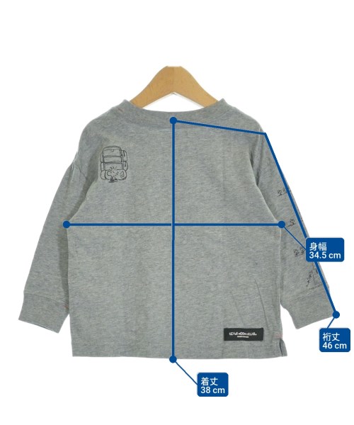 DENIM DUNGAREE（デニムアンドダンガリー）Tシャツ・カットソー グレー サイズ:100(3T-4T) キッズ/2200708881217