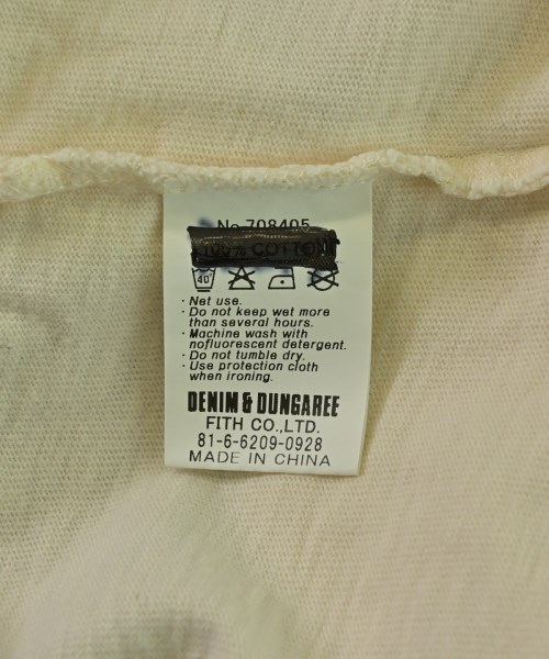 DENIM DUNGAREE（デニムアンドダンガリー）Tシャツ・カットソー 白 サイズ:120(7T-8T) キッズ/2200640877071
