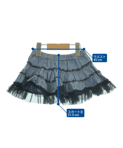 DIESEL KIDS（ディーゼルキッズ）スカート（その他） 青 サイズ:80(12M) キッズ/2200605088047