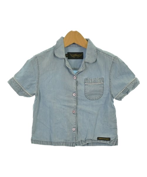 finger in the nose(フィンガーインザノーズ)シャツ 青 サイズ:M(120cm位)/2200631684039