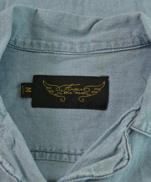 finger in the nose（フィンガーインザノーズ）シャツ 青 サイズ:M(120cm位) キッズ/2200631684039