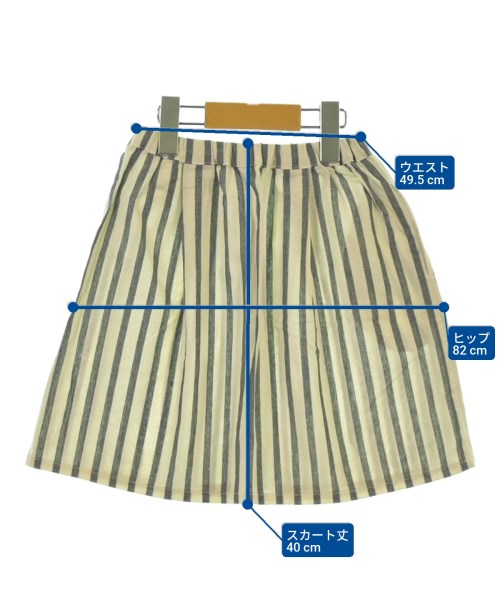 green label relaxing（グリーンレーベルリラクシング）スカート（その他） 白 サイズ:115(7T-8T) キッズ/2200634165092