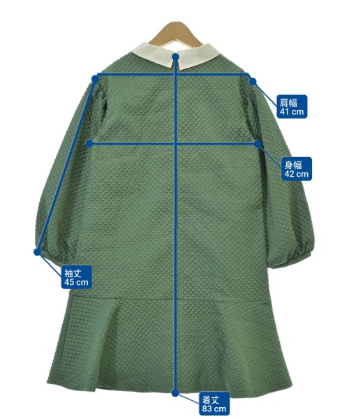 green label relaxing（グリーンレーベルリラクシング）ワンピース（その他） 緑 サイズ:140(11T-12T) キッズ/2200670673025