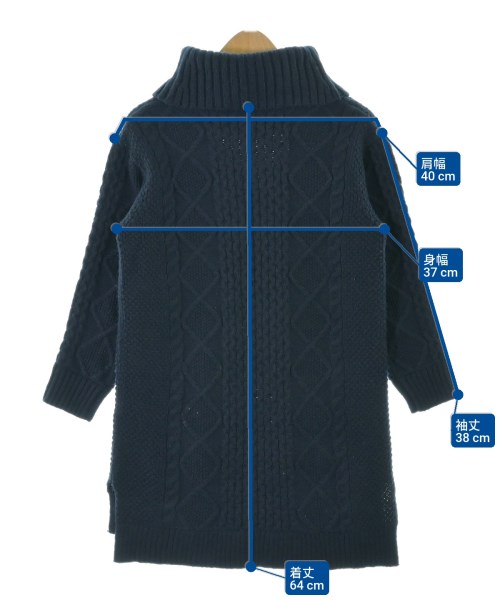 green label relaxing（グリーンレーベルリラクシング）ワンピース（その他） 紺 サイズ:125(9T-10T) キッズ/2200650414143