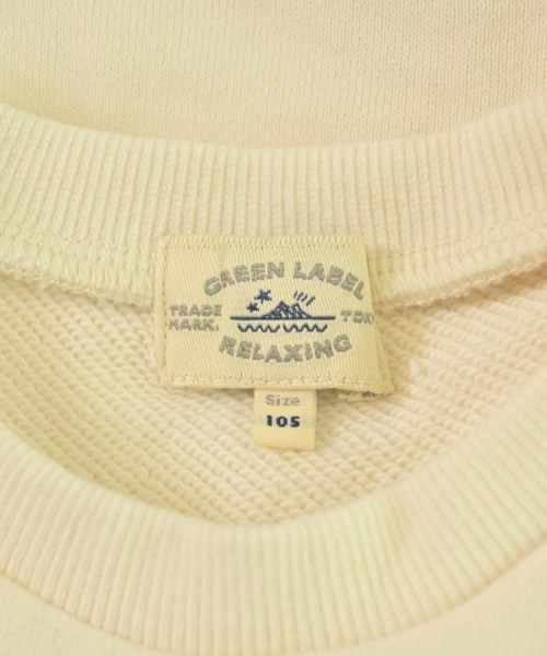 green label relaxing（グリーンレーベルリラクシング）スウェット ベージュ サイズ:105(5T-6T) キッズ/2200712022132