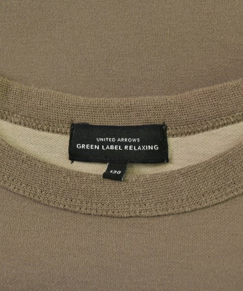 green label relaxing（グリーンレーベルリラクシング）Tシャツ・カットソー 茶 サイズ:130(9T-10T) キッズ/2200645686098