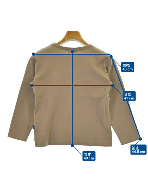 green label relaxing（グリーンレーベルリラクシング）Tシャツ・カットソー 茶 サイズ:130(9T-10T) キッズ/2200645686098