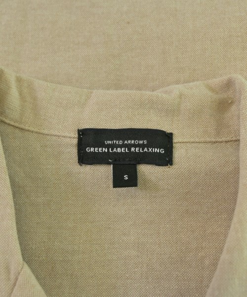green label relaxing（グリーンレーベルリラクシング）シャツ ベージュ サイズ:S(100cm位) キッズ/2200645686111