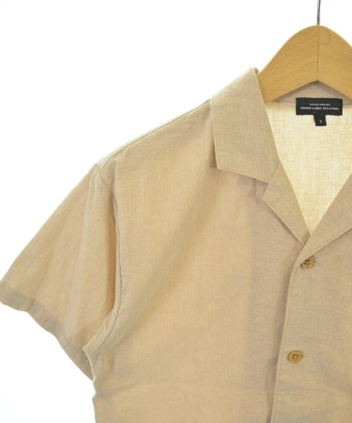 green label relaxing（グリーンレーベルリラクシング）シャツ ベージュ サイズ:S(100cm位) キッズ/2200645686111