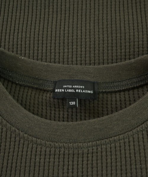 green label relaxing（グリーンレーベルリラクシング）Tシャツ・カットソー カーキ サイズ:130(9T-10T) キッズ/2200683192209